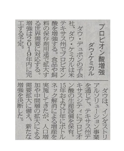 プロピオン酸増強