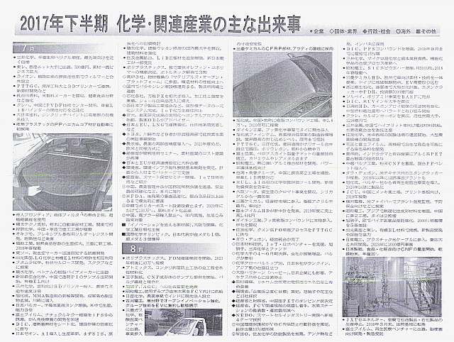 2017下半期　化学・関連産業の主な出来事(7-9月) 111