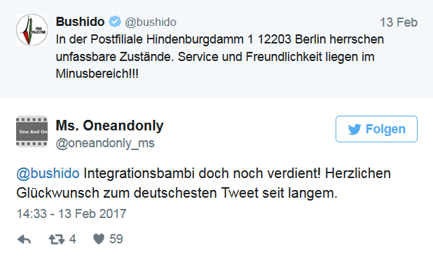 2017-02-15 14 12 53-Gangster-Rapper Bushido beklagt sich über Service in Berliner Postfiliale Ber