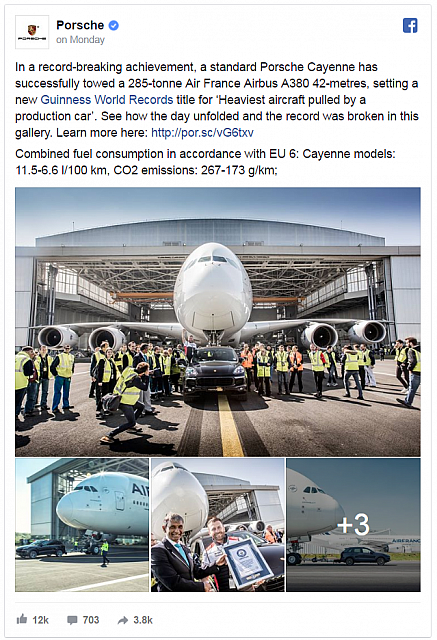 2017-05-03 05 51 34-Une Porsche tracte le plus gros avion civil du monde - 02 05 2017 - ladepeche.fr