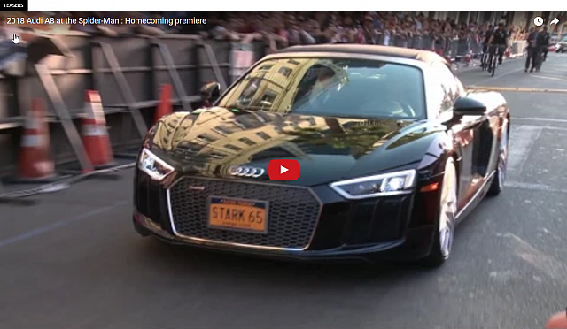 2017-06-30 07 28 18-Spider-Man Arrives At Homecoming Premiere In The New Audi A8