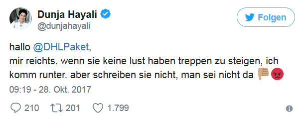 2017-10-29 07 59 30-Sie spricht uns aus der Seele - Warum Dunja Hayali Ärger mit der DHL hat  - Leut