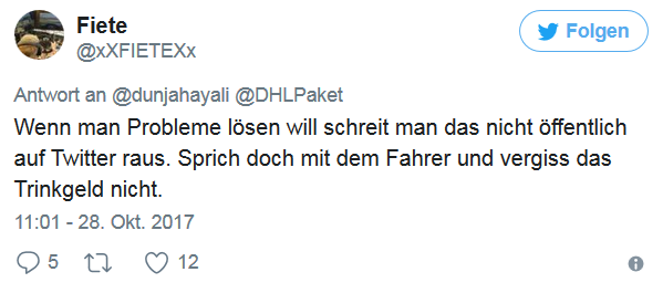 2017-10-30 17 24 11-Dunja Hayali beschwert sich öffentlich über den Paketboten, aber das geht nach h