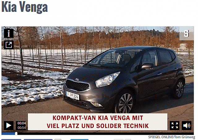 20170401 Kia Venga Video snag