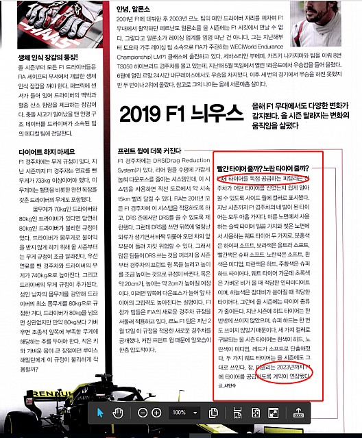 2019 F1 늬우스