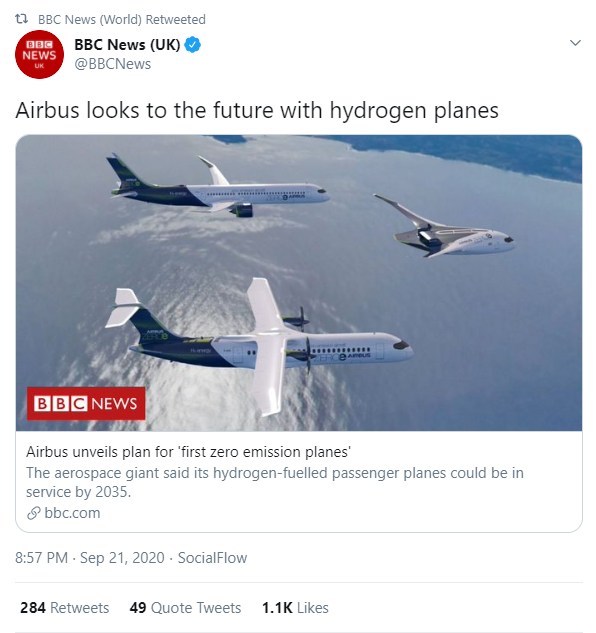 2020-09-27 13 43 14-(11) BBC News (World) on Twitter RT @BBCNews Airbus looks to the future with 