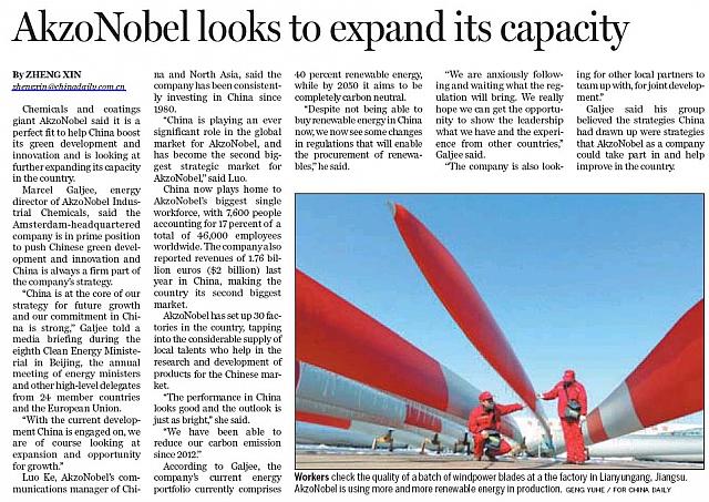 AkzoNobel looks to expand its capacity