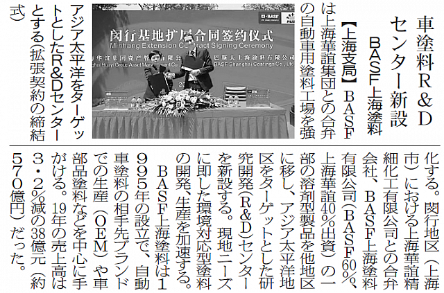 BASF上海塗料 有问题