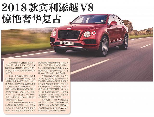 Bentayga V8-Beijing auto show-yanzhao metropolis daily