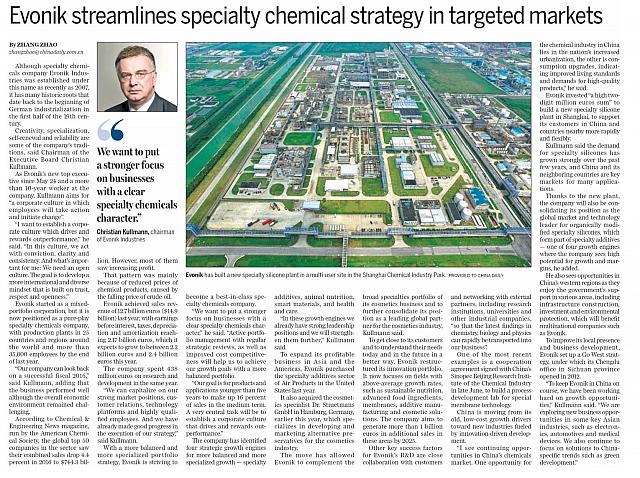Evonik streamlines specialty chemical strategy in targeted markets.png