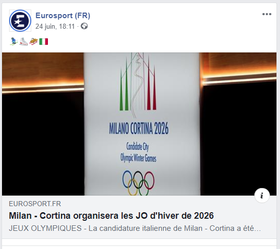 Facebook - Eurosport France