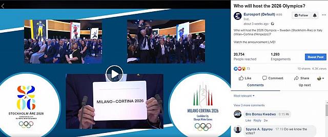 Facebook - Eurosport UK - Who will host