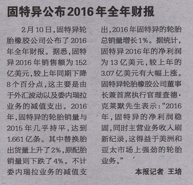 Goodyear annual report