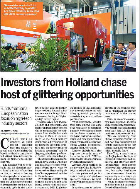 Investors from Holland chase host of glittering opportunities