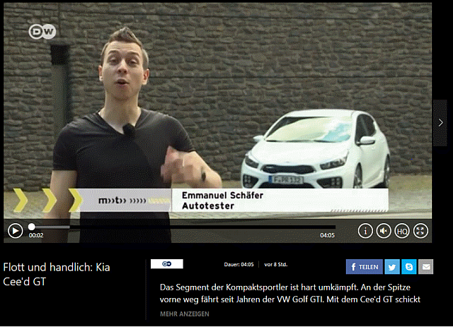 Kia dw tv