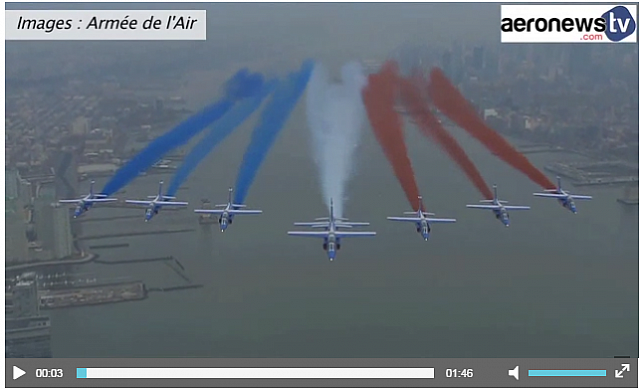 La Patrouille de France survole New York