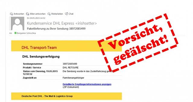 PCWelt DHL Mails