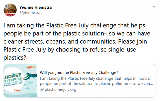 PlasticFreeJuly 1