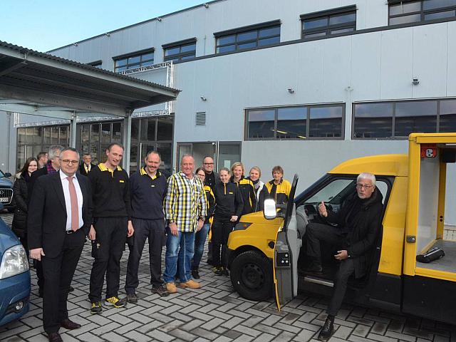 Sieg ar Neue Post Phrixgelände Elektroauto