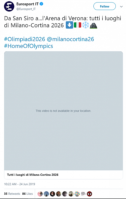 Twitter - Eurosport Italy - Da San Siro