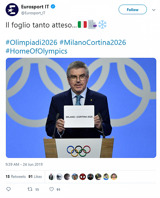 Twitter - Eurosport Italy - Il Foglio tanto