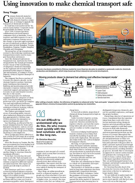 Using innovation to make chemical transport safe