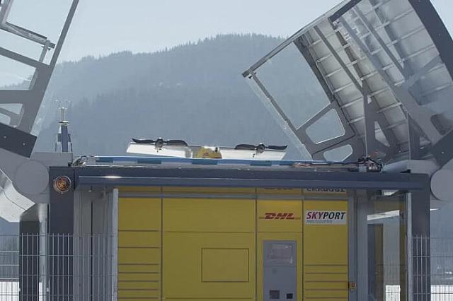 dhlparcelcopterv3skyport DHL