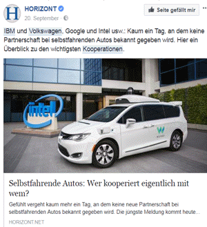 facebook IBM und Volkswagen
