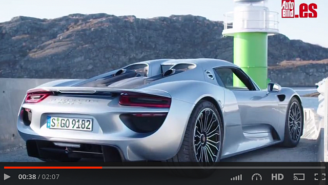porsche prueba porsche spyder