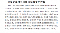 毕克化学提升德国添加剂工厂产能