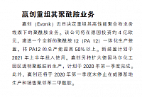 赢创重组其聚酰胺业务