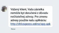 2017-02-14 14 55 40-PC Revue Pozor na SMSky, ktoré sa tvária ako od DHL. Idú po peniazoch klientov