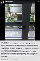 2017-10-16 16 06 51-Bad Soden am Taunus Lieferdienst stellt Paket am dümmstmöglichen Platz ab! Ex