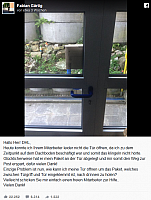 2017-10-17 13 17 18-In Bad Soden am Taunus Bote klemmt Paket in Türgriff und schließt Bewohner ein 