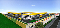 2017-11-09 16 22 27-Lkw im Sekunden-Takt am neuen Bochumer DHL-Paketzentrum WAZ.de Bochum