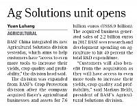 Ag Solutions unit opens