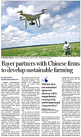 Bayer partners with Chinese firms to develop sustainable farming