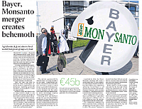 Bayer, Monsanto merger creates behemoth