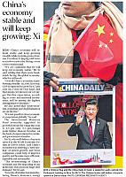 China’s economy stable and will keep growing