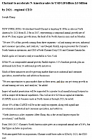Clariant to accelerate N America sales to USD 1.8 billion-2.0 billion by 2021 - regional CEO1