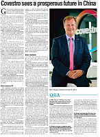 Covestro sees a prosperous future in China