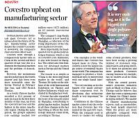 Covestro upbeat on manufacturing sector