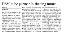 DSM to be partner in shaping future