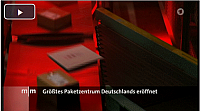 Größtes Paketzentrum Deutschlands eröffnet ARD Mittagsmagazin