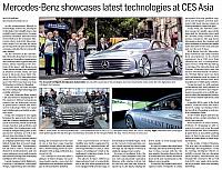 Mercedes-Benz showcases latest technologies at CES Asia