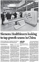 Siemens Healthineers looking to tap growth seams in China