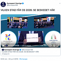 Twitter - Eurosport Sweden - Vilken stad