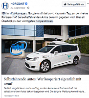 facebook IBM und Volkswagen