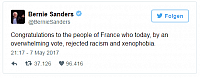 sanders tweet