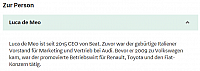 zur person